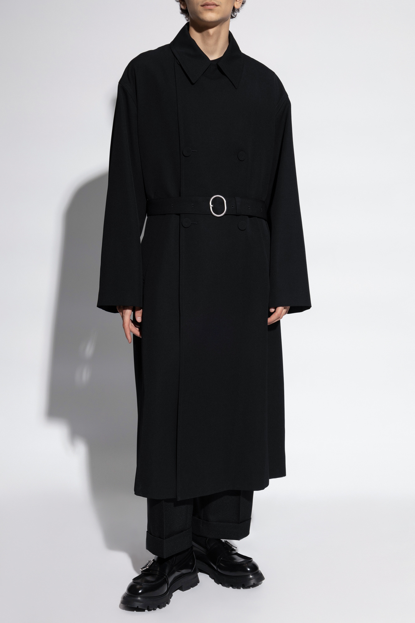 Black Wool Coat JIL SANDER - SchaferandweinerShops GB - jil Black Wool Coat JIL SANDER - SchaferandweinerShops GB - jil